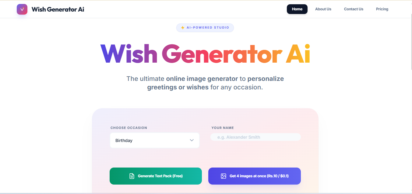 Wish Generator AI